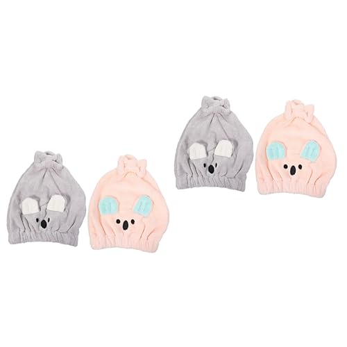 FRCOLOR 2sets Cartoon Hut Für Haar Trocknen Dusche Kappe Haar Handtuch Saugfähigen Komfortable 2 Stücke * 2 von FRCOLOR