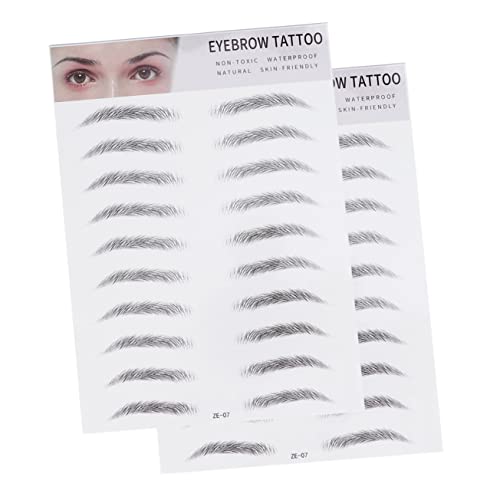 FRCOLOR 2st 3d-aufkleber Für Augenbrauen Spoolies Microblading-stift Werkzeug Augenbrauen-laminierungs-kit Gel Bausatz Augenbrauen Färben Shaper-kit Gestalter Augenbrauenstift Black von FRCOLOR