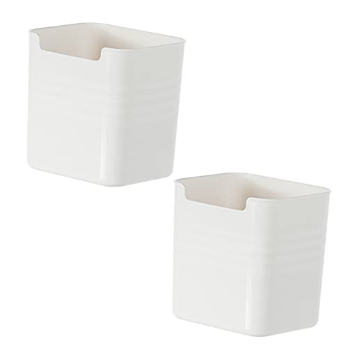 FRCOLOR 2 Stücke Kosmetik Aufbewahrungsbox Kunststoff Make Up Organizer für Schreibtisch Vielseitig Einsetzbar für Badezimmer und Schlafzimmer von FRCOLOR