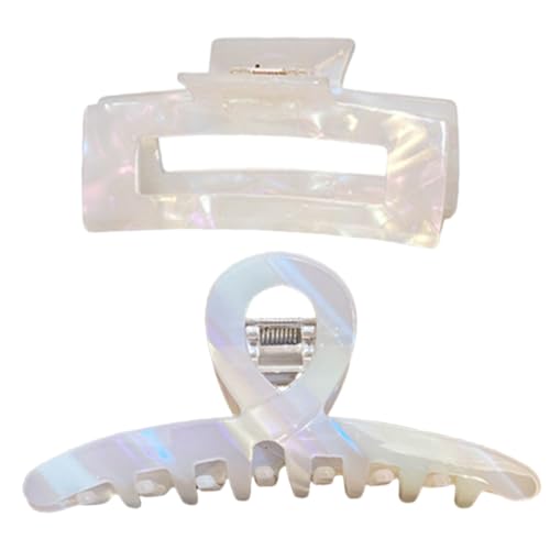 FRCOLOR 2stücke Jumbo Haarspangen Für Frauen Praktische Haarklammern Für Dickes Haar Stilvolle Haaraccessoires Für Mädchen Und Damen Für Jede Frisur FRCOLOR 2stücke Jumbo Haarspangen Für Frauen Praktische Haarklammern Für Dickes Haar Stilvolle Haaraccessoires Für Mädchen Und Damen Für Jede Frisur von FRCOLOR