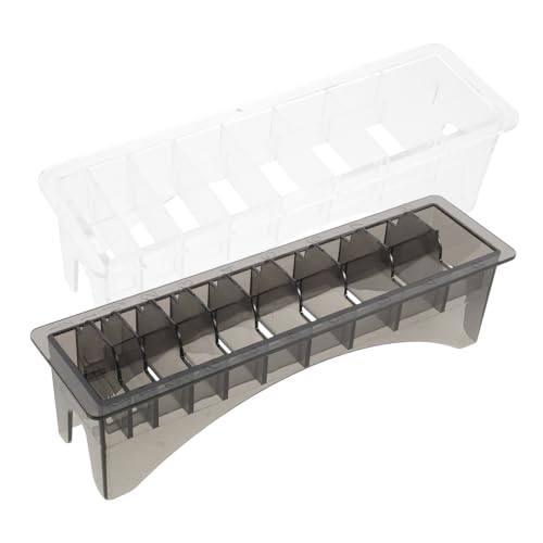 FRCOLOR Clipper- Clipper-schutz Make-up-aufbewahrungsbox Werkzeug-organizer für Salon Friseur Zuhause Schwarz von FRCOLOR