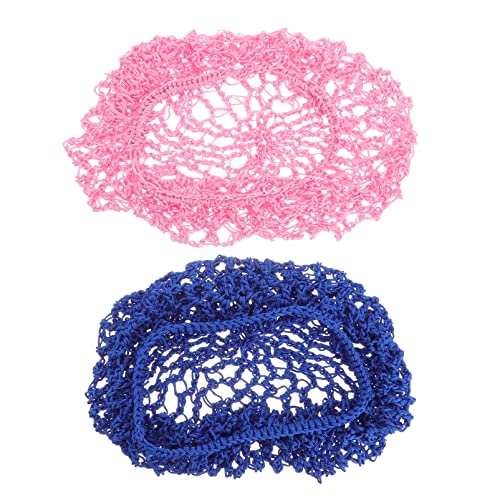 FRCOLOR 2st Mesh-netz-haarwickel Netz-nachtschlafmütze Für Frauen Hut Aus Haarnetz Langes Haarnetz Mesh-schlafmütze Schlafhaube Dicke Haarpflege Schlafmütze Schal Damen Brötchen Mädchen von FRCOLOR