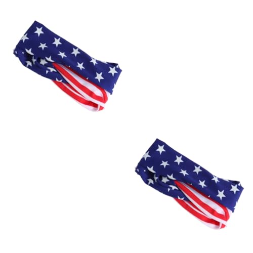 FRCOLOR 2St patriotisches Haarband muslimische kopftuch Turban headband Turban-Stirnbänder Stirnband für Kinder Haargummi Haarschmuck für Babys patriotisches Stirnband Hasen Ohren Schal von FRCOLOR