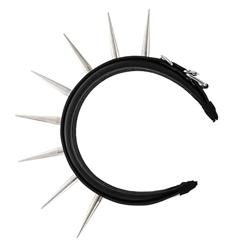 FRCOLOR 2st Punk-spike-stirnband Spike Nieten Haarband Nieten Stirnband Frau Stirnband Party-haarschmuck Stirnband Im Nietendesign Geflochtenes Stirnband Modische Stirnbänder Black Metall von FRCOLOR