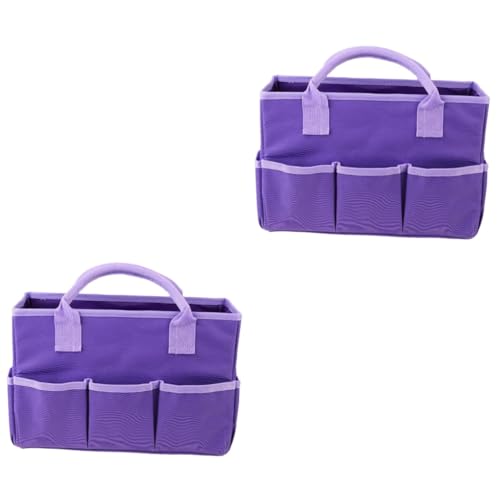 FRCOLOR 2st Reise-Aufbewahrungstasche Organizer Für Aufbewahrungstaschen Make-up-Taschen-Organizer-Tasche Multifunktionale Organizer-Tasche Garten Reisetasche Pflegekräfte Violett Lagerung von FRCOLOR