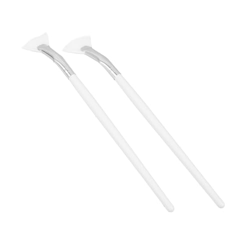FRCOLOR 2st Wimpern-make-up-pinsel Kosmetischer Augenpinsel Make-up Pinsel Weiblicher Make-up-pinsel Lidschatten Pinsel Make-up-pinsel Für Frauen Make-up-pinsel Für Mädchen Holzgriff Weiß von FRCOLOR