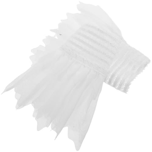 FRCOLOR 2stücke Abnehmbare Ärmelmanschetten Für Jacken Dekorative Handgelenkmanschetten Abnehmbare Falsche Hemdmanschetten Manschetten Als Hemdaccessoire Manschetten Für Mäntel von FRCOLOR