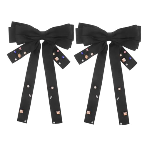 FRCOLOR 2stücke Französische Haarspange Mit Schleife Große Haarspangen Mit Schleife Haarnadel Mit Hair Accessory Für Mädchen Und Frauen Geeignet Für Verschiedene Frisuren Und von FRCOLOR