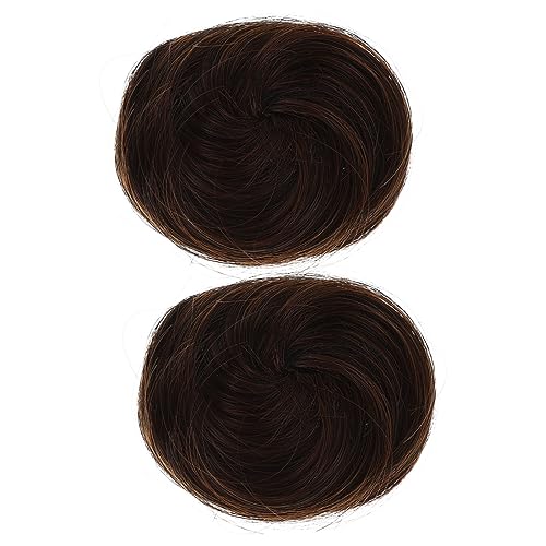 FRCOLOR 2stücke Haarklammer Dutt-clips Für Frauen Pferdeschwanz Haarteil Chignon Hochsteckfrisur Clip Haaraccessoire von FRCOLOR