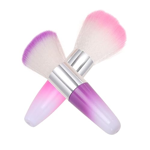 FRCOLOR 2stücke Nagelbürsten Für Nailart Staubreinigung Nagelkunst-staubpinsel Aus Wolle Nagelpuderreiniger Kosmetikpinsel Puderpinsel Für Professionelle Maniküre Oder Diy Zu Hause von FRCOLOR
