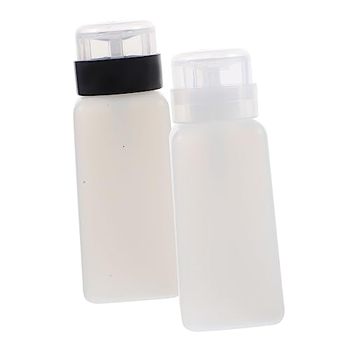 FRCOLOR 2stücke Nagellackentferner-pumpflasche Wiederverwendbare Pressflasche Für Nagellackentferner Make-up-entferner Und Andere Kosmetikflüssigkeiten Langlebig Und Praktisch von FRCOLOR