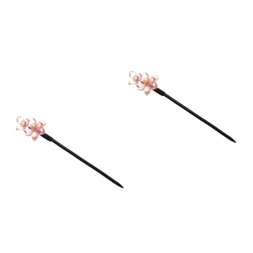 FRCOLOR 2stücke Retro Blumen Haarnadel Für Mädchen Einzigartige Haarstäbchen Im Antiken Stil Handgefertigtes Perfektes Haaraccessoire Für Partys Und Cosplay von FRCOLOR