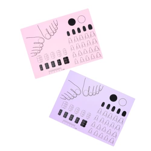 FRCOLOR 2stücke Silikon Nagelfärbung Matte Maniküre Kissen Für Nailart Praxis Salon Und Heimgebrauch Abwaschbar Und Wasserfest FRCOLOR 2stücke Silikon Nagelfärbung Matte Maniküre Kissen Für Nailart Praxis Salon Und Heimgebrauch Abwaschbar Und Wasserfest von FRCOLOR
