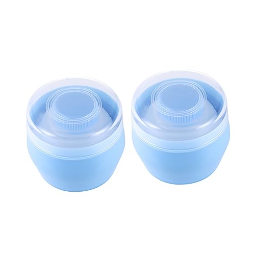 FRCOLOR 2stücke Puderquaste Für Babypuder Talkumpuderquaste Mit Aufbewahrungsbox Plüschpuderquaste Für Junge Mädchen Babypuderquaste Zum Verteilen von FRCOLOR