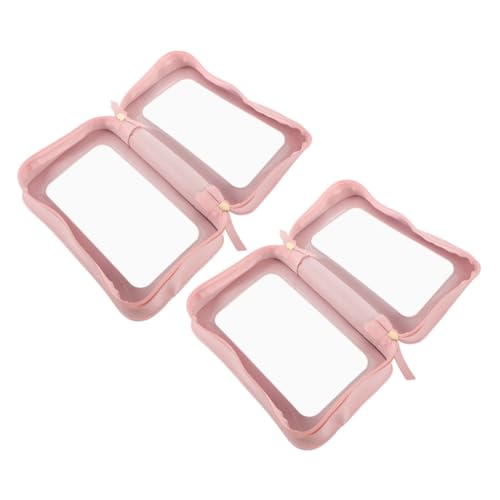 FRCOLOR 2stücke Transparente Kosmetiktasche Mit Reißverschluss Make-up-Tasche Reise-kulturbeutel Für Damen Mit Ausreichend Für Make-up Und Kleine Gegenstände von FRCOLOR