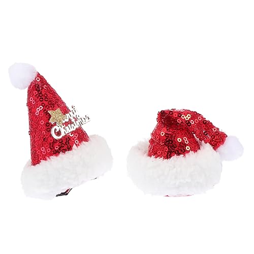 FRCOLOR 2stücke Weihnachtsmütze Haarspangen Niedliche Xmas Kopfbedeckung Funkelnde Weihnachtsdeko Für Partys Und Festliche Anlässe Und Für Erwachsene FRCOLOR 2stücke Weihnachtsmütze Haarspangen Niedliche Xmas Kopfbedeckung Funkelnde Weihnachtsdeko Für Partys Und Festliche Anlässe Und Für Erwachsene von FRCOLOR
