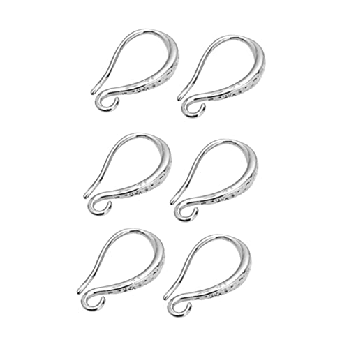 FRCOLOR 3 Paar Teiliges Ohrring Haken aus Langlebigem Metall Weiße Goldfarbe Verarbeitung Diy Ohrschmuck Zubehör Geeignet für Schmuckherstellung und Täglichen Gebrauch bei Büro Party und von FRCOLOR