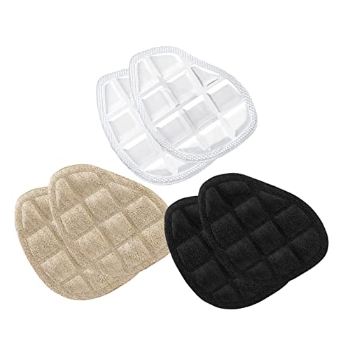 FRCOLOR 3 Paar Vorfußpolster In Halber Größe Fersenkissen Stepper Griffabsätze Gel Fersenpolster Kissen Einlegesohlen Socken Stiefel Knöchel Fersenschutz Schuheinlagen Für Füße von FRCOLOR