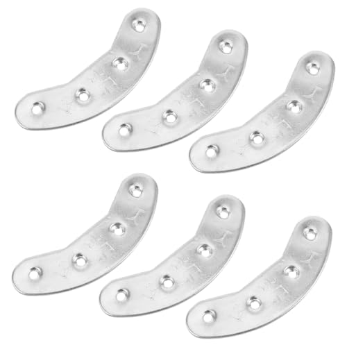 FRCOLOR 3 Paare Metall Fersenplatten Schuhsohlen Reparaturpads Hochfeste Metall Fersenschutz für Herren Schnelle für Outdoor und Alltagsschutz von FRCOLOR