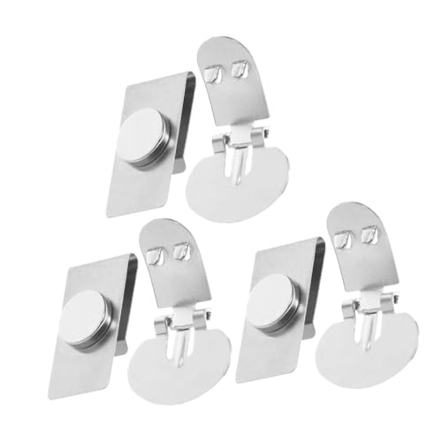 FRCOLOR 3paare Magnetische Krawattenklammern Für Hemden Unsichtbare Krawattenhalter Aus Edelstahl Krawattenklammer Für Herren Magnetische Kleidungsklammern Krawattenklammern Für Kragen von FRCOLOR