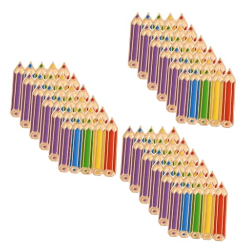 FRCOLOR 3 Sätze Alloy Bleistift Broschen Teilig Cartoon Schmuck Für Kleidung Taschen Schals Abzeichen Für Freunde Hochwertige Legierung Einzigartiger 6 Stücke * 3 von FRCOLOR