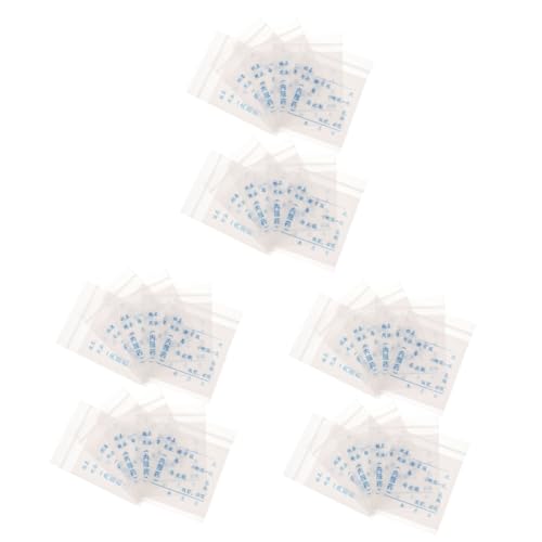 FRCOLOR 3 Sätze Aufkleber Medizin Mini Versiegelung Medikamente Taschen Für Sparer Pillenorganizer Medikamente Aufbewahrung Reiseapotheke Einzelne Medikamentenpakete Plastik 100 Stück * 3 von FRCOLOR