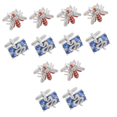 FRCOLOR 3 Sätze Bienen-manschettenknöpfe Smokingknöpfe Biene Manschettenknöpfe Smokingstollen Knopfabdeckungen Für Herrenhemden Manschettenlinks Strasssteine 2 Paare * 3 FRCOLOR 3 Sätze Bienen-manschettenknöpfe Smokingknöpfe Biene Manschettenknöpfe Smokingstollen Knopfabdeckungen Für Herrenhemden Manschettenlinks Strasssteine 2 Paare * 3 von FRCOLOR
