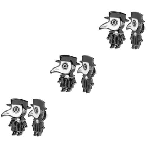 FRCOLOR 3 Sätze Brosche Schwarze Emaille Brosche Für Damen Dekoration Für Kleidung Accessoires Für Geburtstagsfeiern Besondere Anlässe 2 Stück * 3 von FRCOLOR