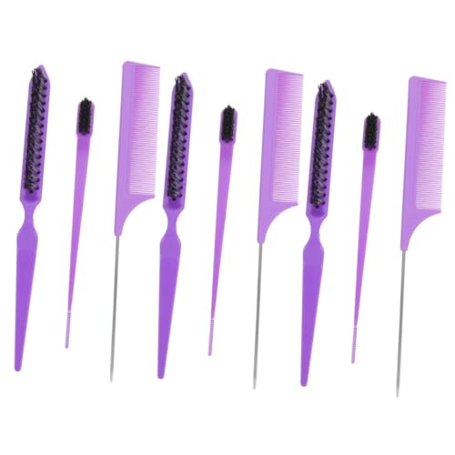 FRCOLOR 3 Sätze Bürstenkamm-Set Kopfhautkamm Haarkamm hairbrush haarbürsten Anzüge für Männer Herrenanzüge Stielkämme zum Haarstyling Schwanzkamm necken Bürste setzen Schminkset einstellen von FRCOLOR