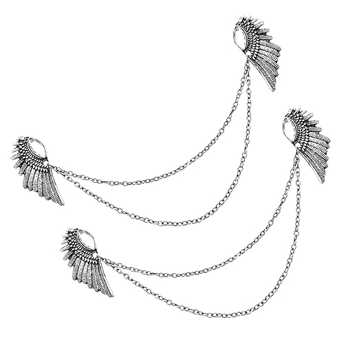 FRCOLOR 3 Sätze Engelskörper Broschen Für Hemd Kette Clip Anstecknadel Accessoires Für Damen Und Herren Retro Design Vielseitig Für Verschiedene Anlässe 2 Stück * 3 von FRCOLOR