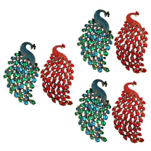 FRCOLOR 3 Sätze Glitzernde Broschen Mit Extravaganter Anstecker Für Kleidung Stilvolles Accessoire Für Damen Für Besondere Anlässe 2 Stück * 3 von FRCOLOR