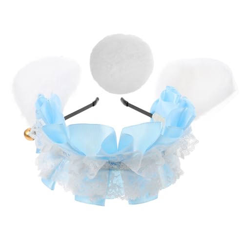 FRCOLOR 3 Sätze Hasenohr Stirnband Party-Haarspangen weißer Hasenschwanz fasching kopfbedeckung fasching kopfschmuck Hasenkostüm Requisite einzigartige Cosplay-Requisite Plüschstoff FRCOLOR 3 Sätze Hasenohr Stirnband Party-Haarspangen weißer Hasenschwanz fasching kopfbedeckung fasching kopfschmuck Hasenkostüm Requisite einzigartige Cosplay-Requisite Plüschstoff von FRCOLOR