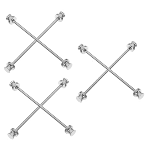 FRCOLOR 3 Sätze Herren Kragenstifte Krawattenklammern Robustem Legierungs Material Für Einfach Zu Bedienen Perfektes Accessoire Für Besondere Anlässe Für Hochzeiten Business 2 Stück * 3 von FRCOLOR