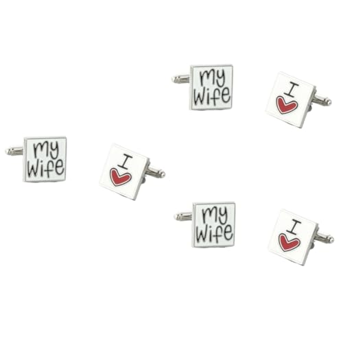 FRCOLOR 3 Sätze Hochwertige Manschettenknöpfe Für Herren Hochzeit Cufflinks Elegantes Hemd Zubehör Formelle Anlässe Business Meetings Besondere Feiern 2 Stück * 3 von FRCOLOR