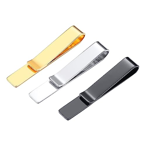 FRCOLOR 3 Sätze Krawattenklammern Stilvolle Praktische Krawattenclips Für Herren Passend Für Anzug Business Outfits 3 Stücke * 3 von FRCOLOR