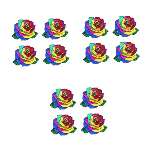 FRCOLOR 3 Sätze Kreative Broschen Rosendesign Dekorative Broschen Legiertem Material Schmuck Für Kleidung Taschen Besondere Anlässe 4 Stück * 3 von FRCOLOR