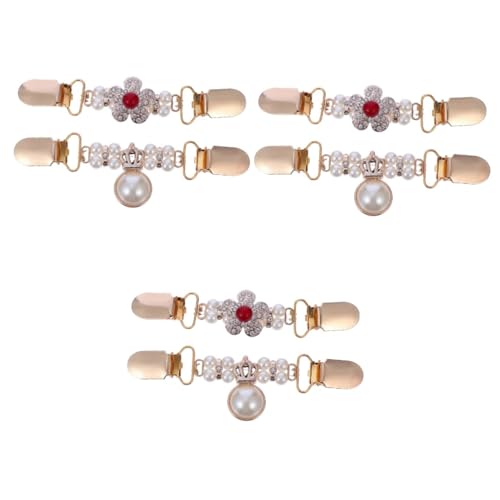 FRCOLOR 6stücke Strickjacken Clips Mit Elegantem Perlen-design Für Und Schals Hochwertiger Legierung Für Stilvolle Frauenaccessoires von FRCOLOR