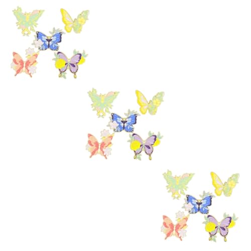 FRCOLOR 3 Sätze Teiliges Broschen Im Schmetterlingsdesign Vintage Anstecker Für Frauen Für Kleidung Taschen Hüte Praktische Stilvolle Accessoires 5 Stück * 3 von FRCOLOR