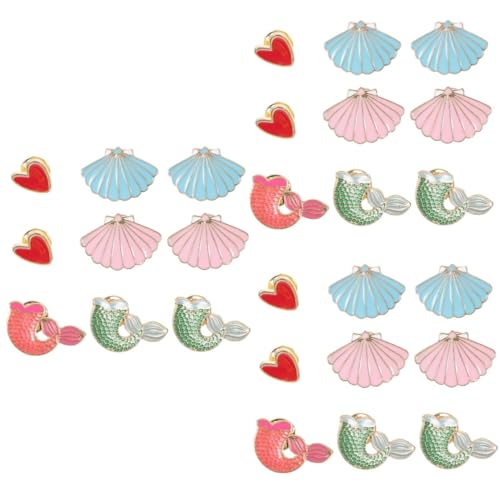 FRCOLOR 3 Sätze Teiliges Cartoon Brosche Für Frauen Kreative Niedliche Haarschmuck Accessoires Strapazierfähigem Legierungsmaterial Für Kleidung Hüte Taschen Anlässe Wie 9 Stück * 3 von FRCOLOR