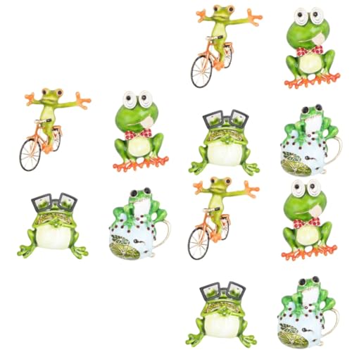FRCOLOR 3 Sätze Teiliges Cartoon Frosch Broschen Für Damen Niedliche Tier Broschen Zur Dekoration Von Kleidung Taschen Schals 4 Stück * 3 FRCOLOR 3 Sätze Teiliges Cartoon Frosch Broschen Für Damen Niedliche Tier Broschen Zur Dekoration Von Kleidung Taschen Schals 4 Stück * 3 von FRCOLOR