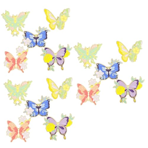 FRCOLOR 3 Sätze Teiliges Schmetterlingsbroschen Anstecker Für Damen Kreative Brosche Im Dekorative Abzeichen Für Schals Jacken Handtaschen Für Vielseitige Outfits 5 Stück * 3 von FRCOLOR