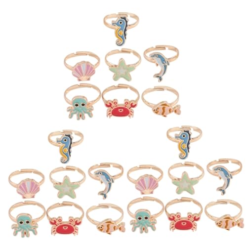 FRCOLOR 3 Sätze Teiliges Tierdesign Finger Ringe Langlebigem Legierungsmaterial Oder Partydekoration Glänzende Oberfläche Kinderfreundlich Einfach Zu Reinigen 7 Stück * 3 FRCOLOR 3 Sätze Teiliges Tierdesign Finger Ringe Langlebigem Legierungsmaterial Oder Partydekoration Glänzende Oberfläche Kinderfreundlich Einfach Zu Reinigen 7 Stück * 3 von FRCOLOR