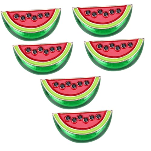 FRCOLOR 3 Sätze Wassermelonen Brosche Süßer Schal Pailletten Wassermelonen Corsage Mädchenhafte Anstecknadeln Broschen Für Damen Kleider Emaille Anstecknadel Emaille 2 Stücke * 3 von FRCOLOR