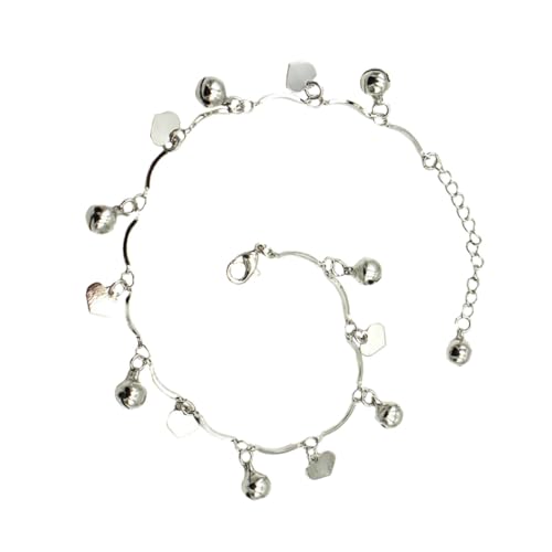 FRCOLOR 3 Stck. Elegantes Silbernes Fußkettchen für Frauen Verstellbare Ankle Chain mit Feinem Design Strand Party Stilvolles von FRCOLOR