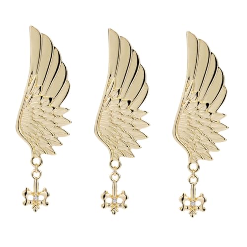 FRCOLOR 3 Stck. Wings Shaped Brosche für Damen Anstecknadel für Kleidung Accessoires Passend für Schals Mäntel Hochzeitsoutfits von FRCOLOR