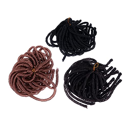 FRCOLOR 3 Stk Perücke Schmutzige Zöpfe Lockige Afro-perücke Perücken Schwarze Schreckliche Perücke Lang Pferdeschwänze Haar Fräulein Schlüsselbund Jahrgang Haushalts Garn (polyester Faser) FRCOLOR 3 Stk Perücke Schmutzige Zöpfe Lockige Afro-perücke Perücken Schwarze Schreckliche Perücke Lang Pferdeschwänze Haar Fräulein Schlüsselbund Jahrgang Haushalts Garn (polyester Faser) von FRCOLOR