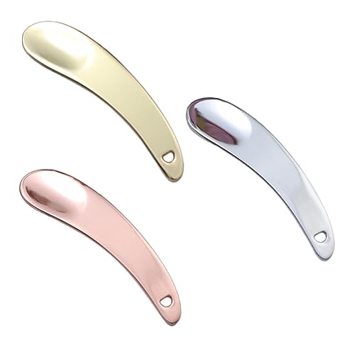 FRCOLOR 3stücke Teiliges Kosmetikspatel Aus Zinklegierung Praktische Löffel Für Gesichtscreme Augencreme Masken Für Gleichmäßige Anwendung Von Hautpflegeprodukten Und Probenahme von FRCOLOR