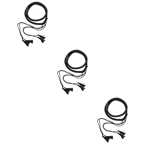 FRCOLOR 3 Stück Arabisches Kopftuch Stirnband Herren Verstellbar Elastisches Seil Turban Kopfband für Shemagh Desert Style Leicht Langlebig Windfest Modisch von FRCOLOR