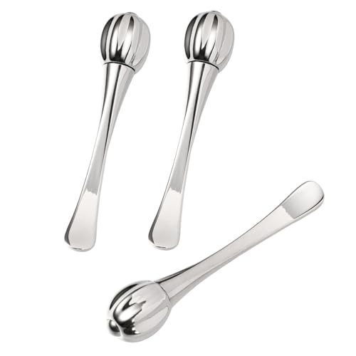 FRCOLOR 3 Stück Beauty-Löffel fleab skin care tools Blutzirkulation fördern Augenmassagestab massage gesicht Auge Gesicht tragbarer Schminklöffel Essenz bar Schönheit Rostfreier Stahl FRCOLOR 3 Stück Beauty-Löffel fleab skin care tools Blutzirkulation fördern Augenmassagestab massage gesicht Auge Gesicht tragbarer Schminklöffel Essenz bar Schönheit Rostfreier Stahl von FRCOLOR