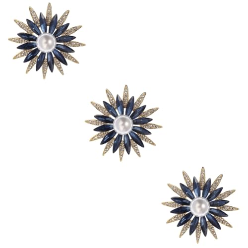 FRCOLOR 3 Stück Brosche für Damen Herren Anstecknadel für Kleidung Geometrisches Design für Partys Hochzeiten Besondere Anlässe Leicht Einfach Anzubringen von FRCOLOR
